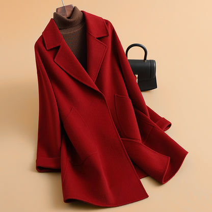 H4822 Women's cashmere coat