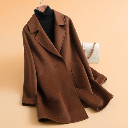 H4824 Women's cashmere coat