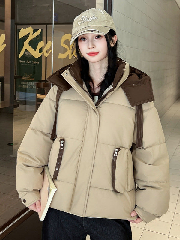 H4874 Women's down cotton jacket