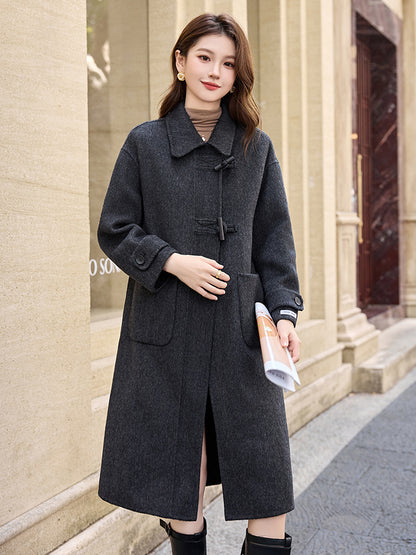 H4904 Women's wool coat
