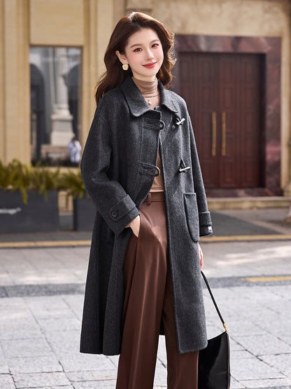 H4931 Women's wool coat