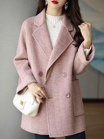 H4925 Women's wool coat