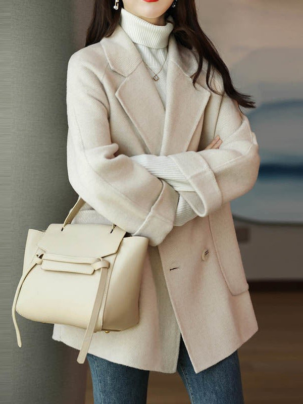 H4935 Women's wool coat