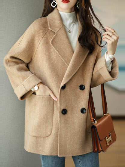 H4938 Women's wool coat