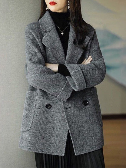 H4936 Women's wool coat