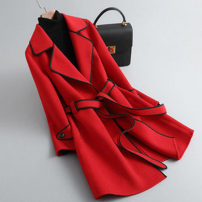 H4943 Women's wool coat