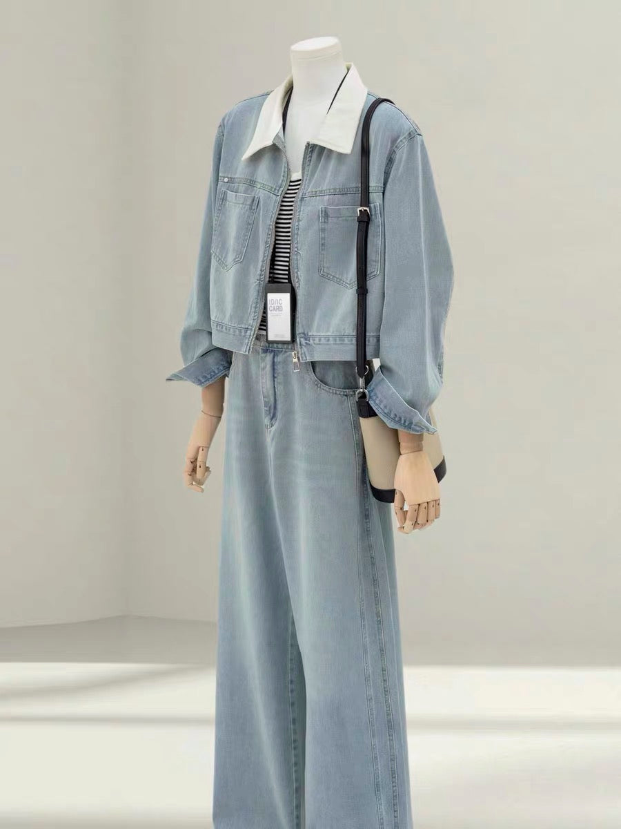 H4946 denim suit