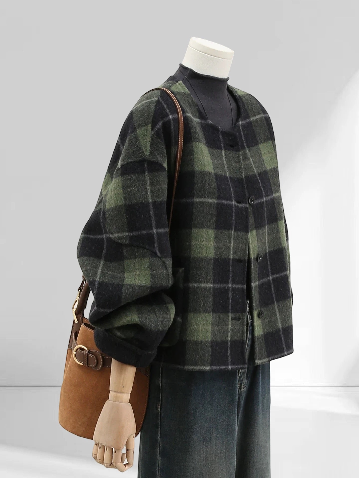 H2286 Plaid Jacket