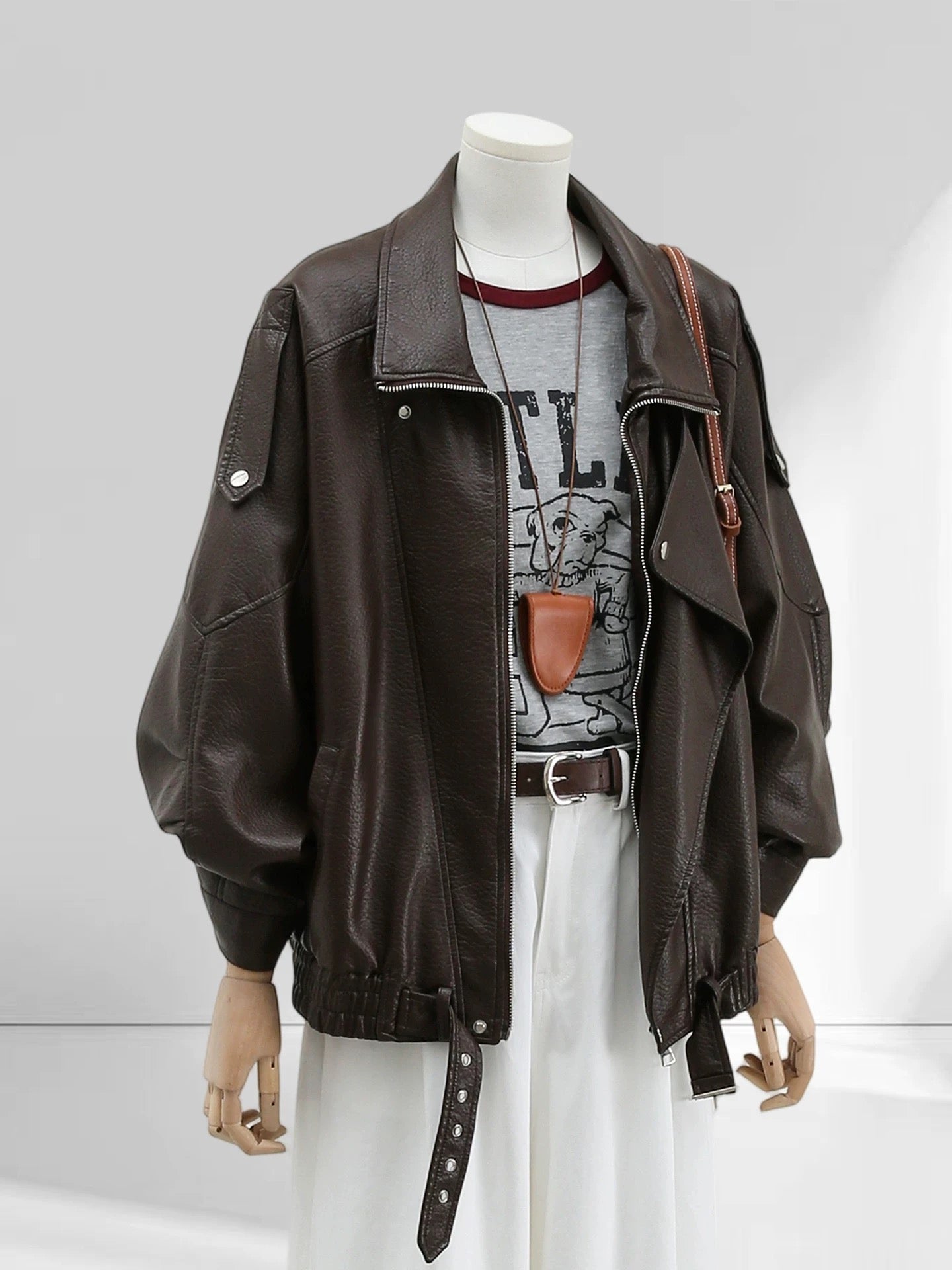 H2326 Leather Jacket