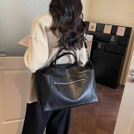 H6127 Women's leather handbag