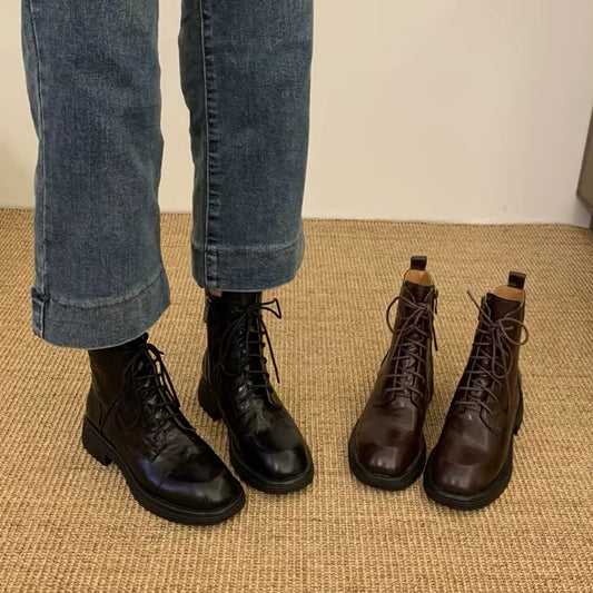 H6207 Calfskin ankle boots