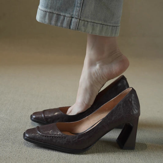 H6309 Women's calfskin shoes