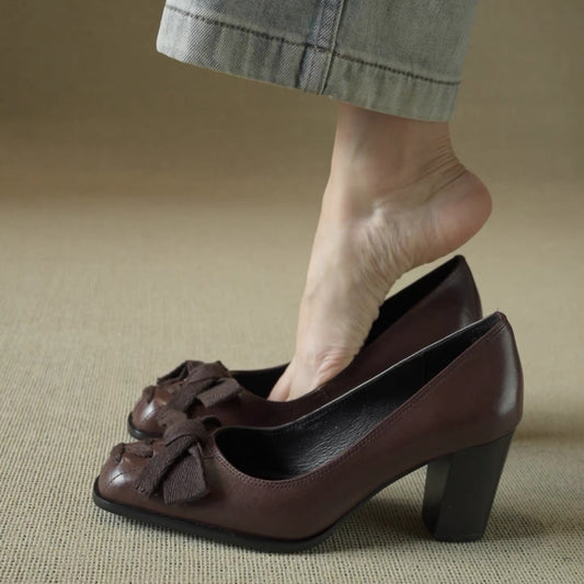 H6364 Women's calfskin shoes