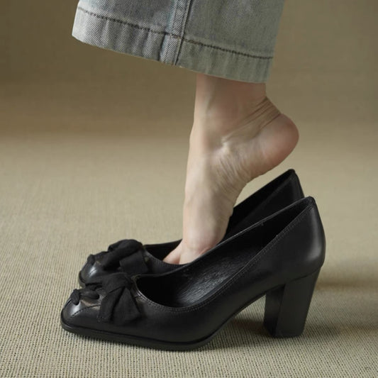 H6364 Women's calfskin shoes