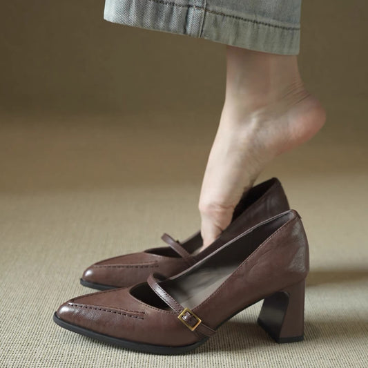 H6368 Women's calfskin shoes