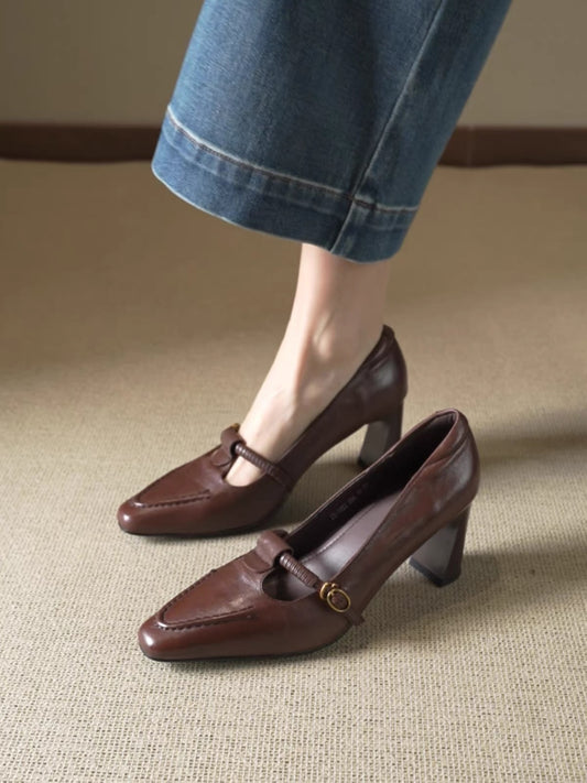 H6346 Women's calfskin shoes
