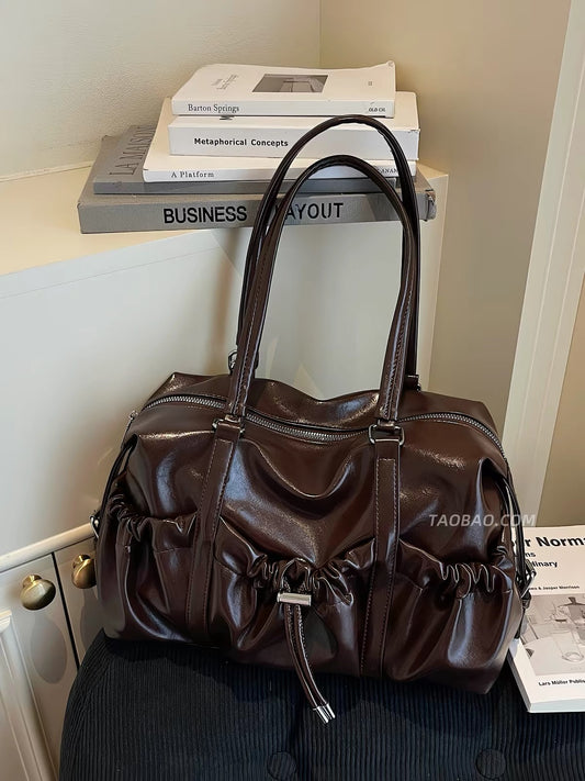 H6362 Women's leather handbag