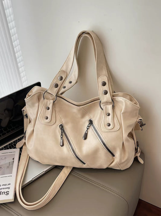 H6373 Women's leather handbag