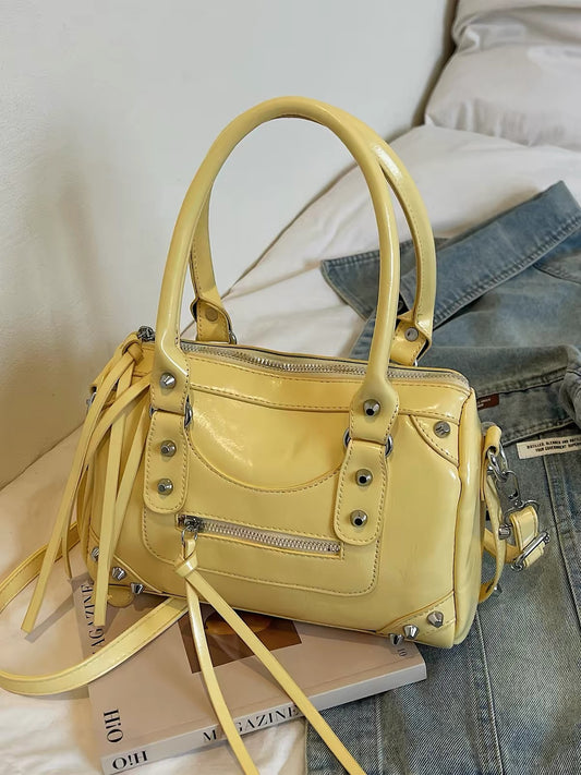H6308 Women's leather handbag