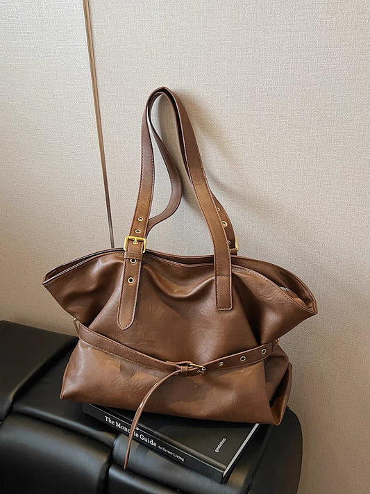 H6177 Women's leather handbag