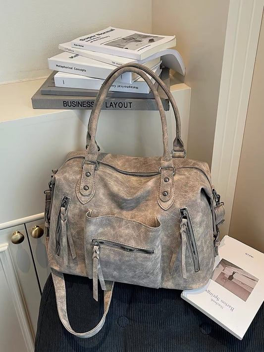 H6178 Women's leather handbag