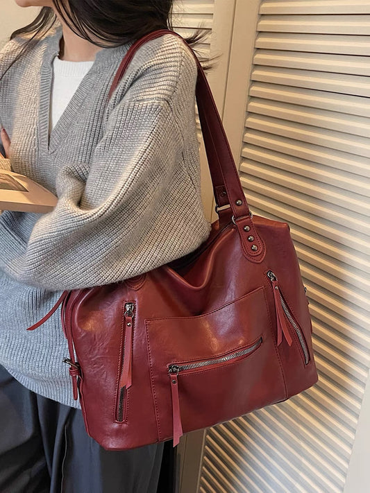 H6344 Women's leather handbag