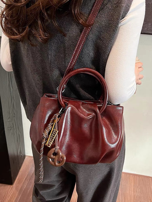 H6284 Women's leather handbag