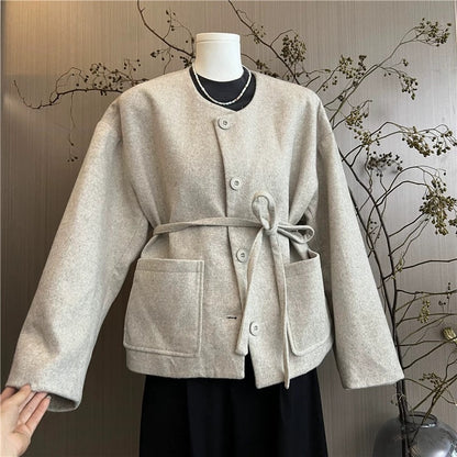 H1245 Plush Women's Coat
