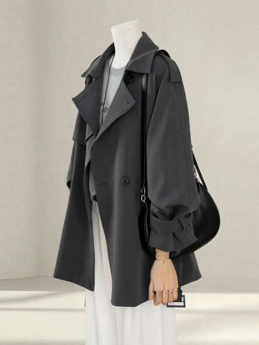 H1372 British Style Women's Coat