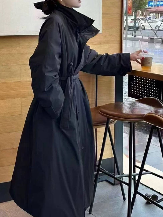 H1091 stand collar loose windbreaker