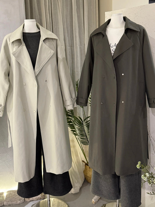 H1341 Long Wool Coat