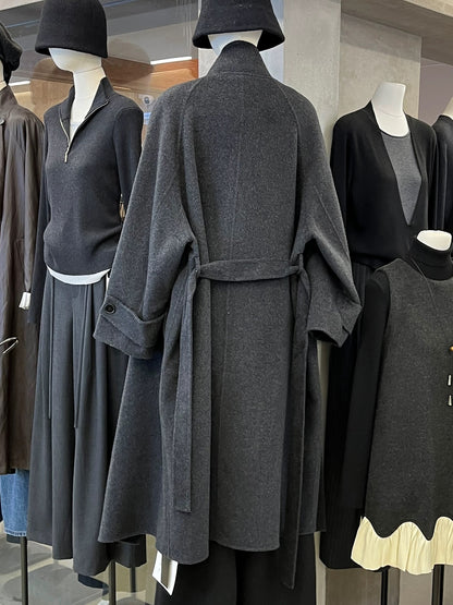 H1308 Long Cashmere Coat