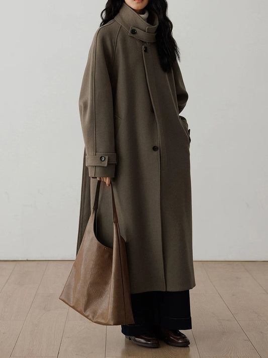 H1092 Thickened mid-length windbreaker