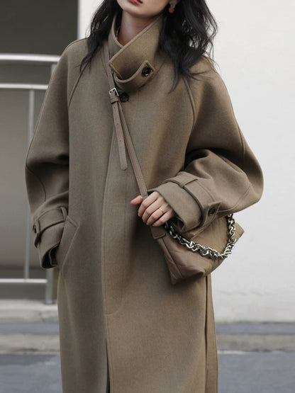 H1092 Thickened mid-length windbreaker