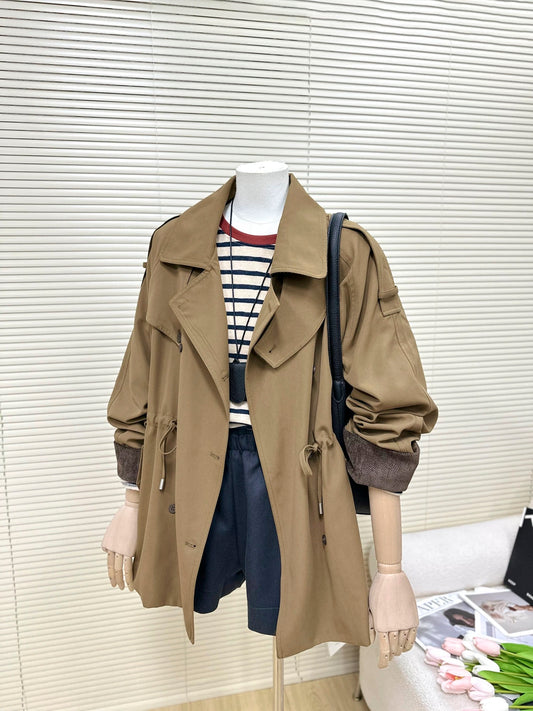H1385 Women's British Style Coat