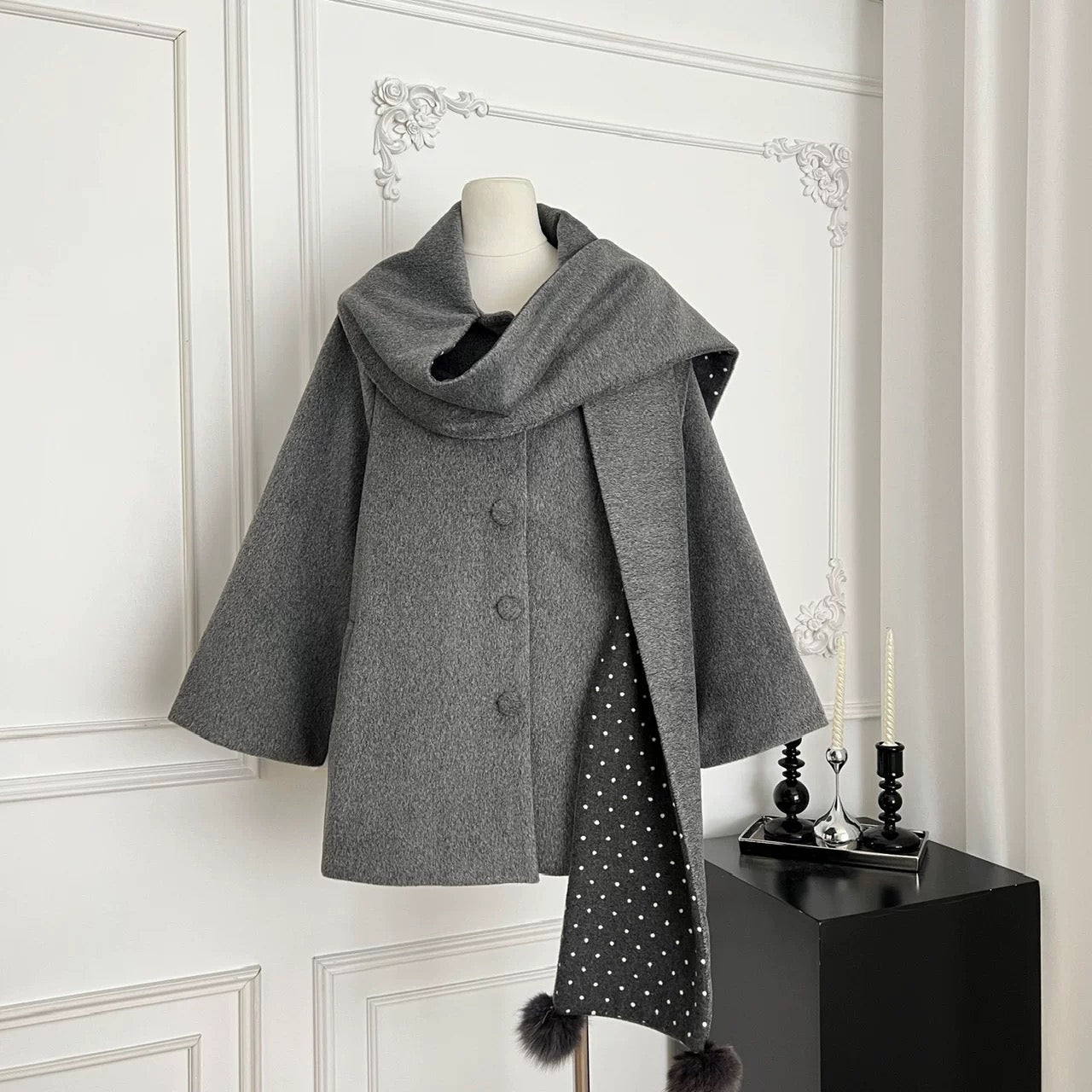 H1354 Women's Wool Cape