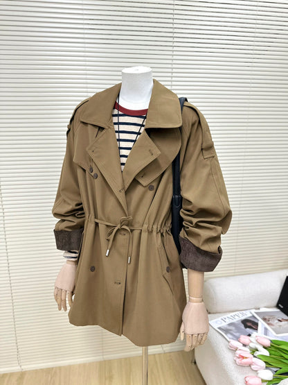 H1385 Women's British Style Coat