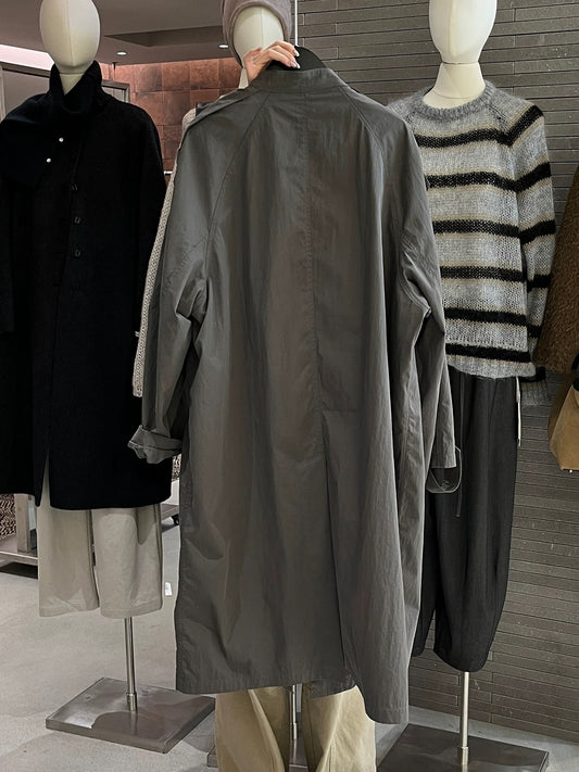 H1319 Long trench coat