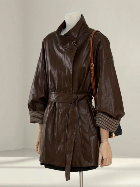 H1361 Women's Leather Jacket