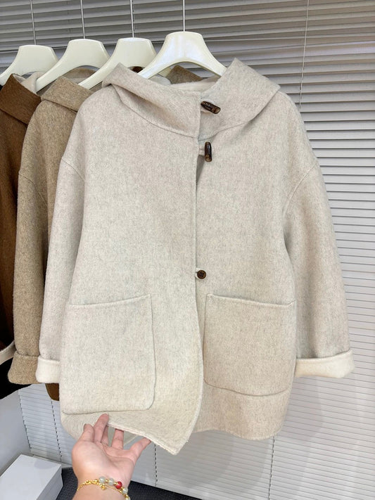 KH01-Women's woolen coat