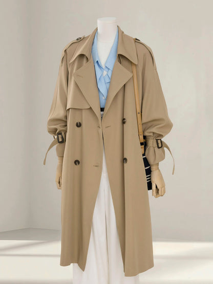 H1400 Long Trench Coat