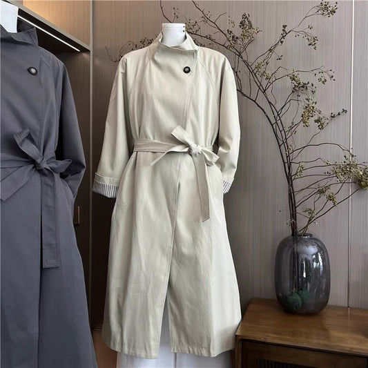 H1217 Long Trench Coat
