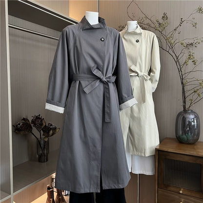 H1217 Long Trench Coat